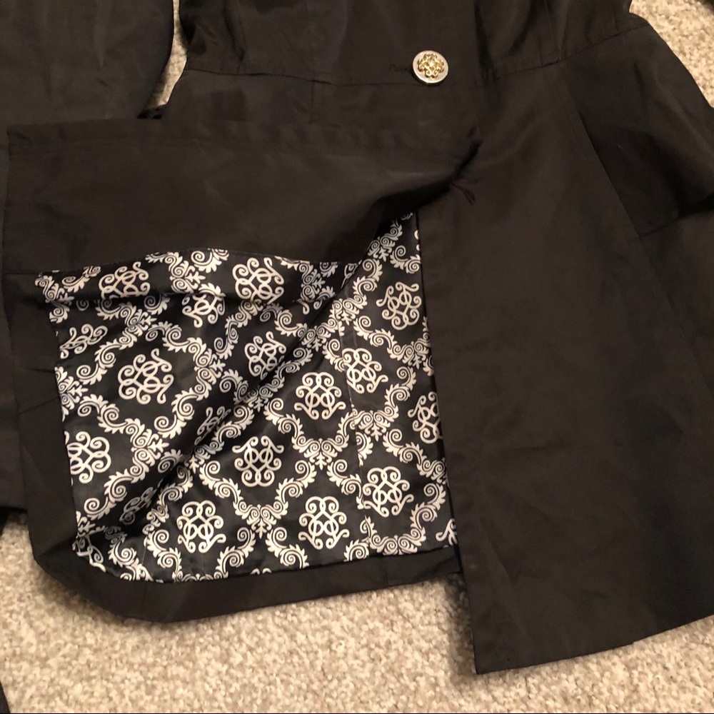 Jessica Simpson Black Trench/Rain Coat - Picture 3 of 3
